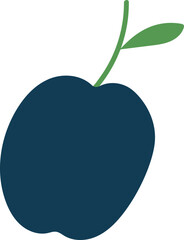 Set with hand drawn colorful doodle fruits and vegetables. Hand drawn berries. Vector collection. Sketch style. Flat icons.