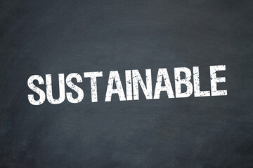 sustainable	