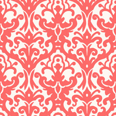 Seamless pattern with arabesques in retro style.