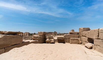 ruins of an ancient city in Egypt