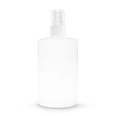 Clear white bottle spray transparent object