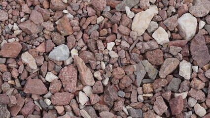 Colorful stones , in the national geological Timna park, Israel