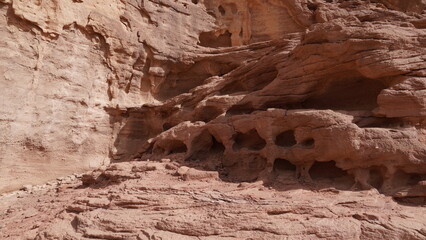 Rocks near Solomons pillars, Timna Park, Negev desert, Israel