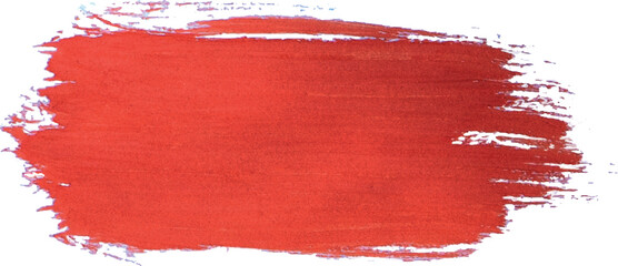 Watercolor brush stroke. Red tones. High quality vector illustration.