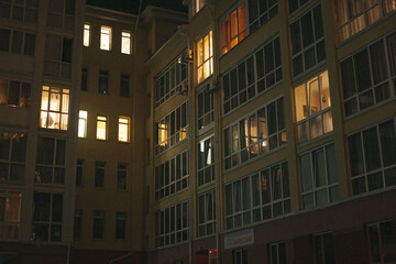 building in the night
