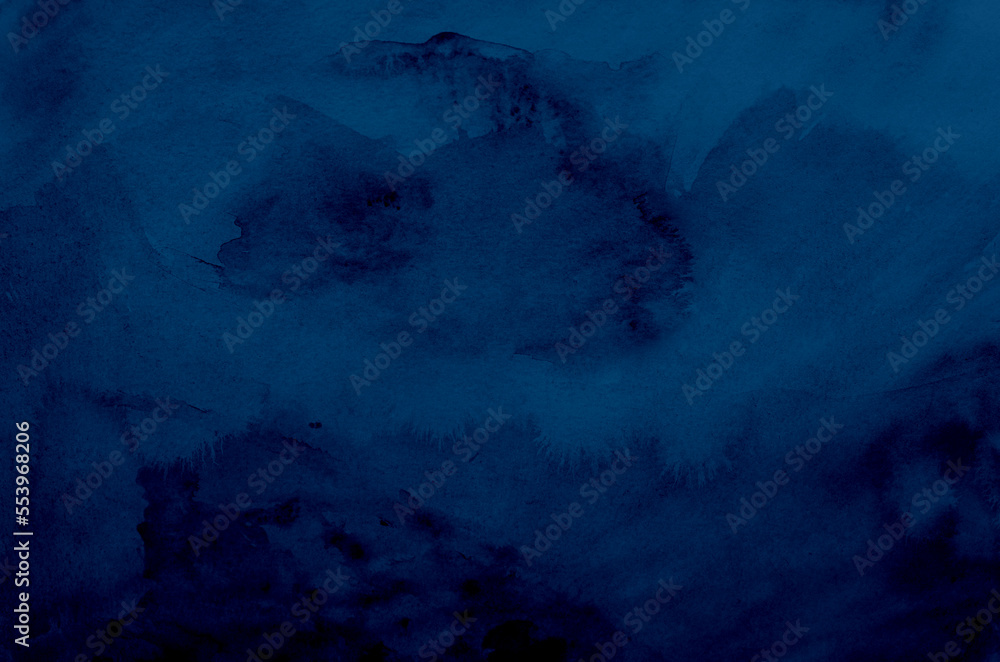 Wall mural abstract watercolor blue background texture