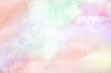 Abstract colorful watercolor background texture