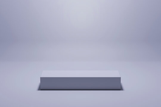 purple pedestal podium and empty background, suitable for object display, 3d rendering © gru pictures