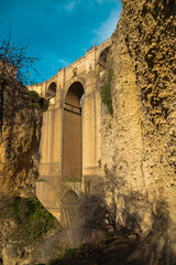 New Bridge (Spanish: Puente Nuevo) from 18th century in Ronda, southern Andalusia, Spain.