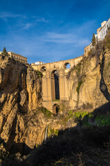 New Bridge (Spanish: Puente Nuevo) from 18th century in Ronda, southern Andalusia, Spain.
