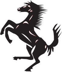 Horse Clipart Icon Logo Design For Use Tshart, App, Website, Branding, Shopping Etc