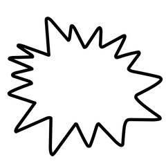 Obraz premium Doodle Explosion Comic Vector