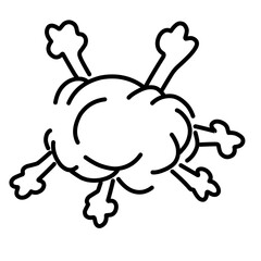 Doodle Explosion Comic Vector