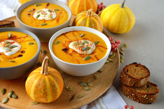 Pumpkin veggie soup