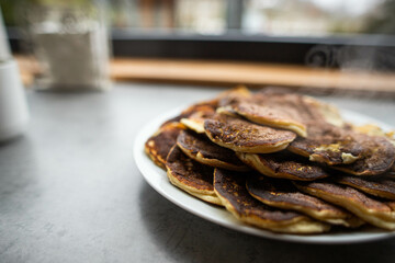 delicious pancakes on a plate