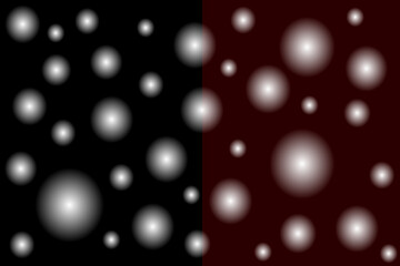 Abstract background made of shiny blurred balls