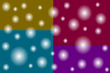 Abstract background made of shiny blurred balls