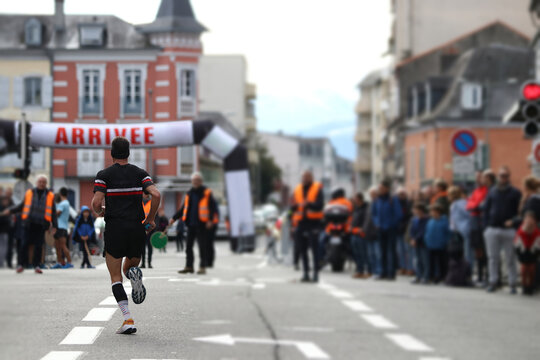 Arriv&eacute;e Marathon, semi-marathon, &eacute;preuve sportive