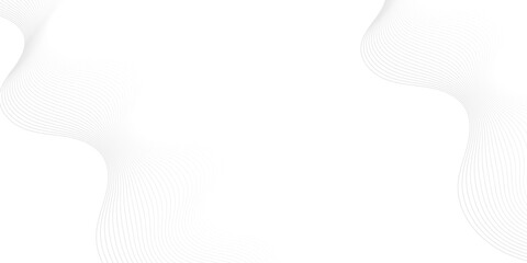 Abstract white paper wave background and abstract gradiant and white wave curve lines banner background design. Vector illustration. Modern template abstract design flowing particles wave.