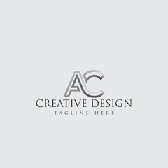 	
AC a c Letters logo design with leaves on branches around. Vector Illustration with A and C letters.