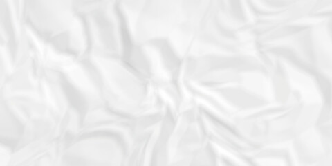 White paper crumpled texture. white fabric textured crumpled white paper background. panorama white paper texture background, crumpled pattern texture backgrund.
