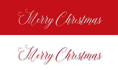 Merry Christmas script hand lettering on white and red backgrounds, Merry Christmas text styles, Merry Christmas 2023 calligraphy