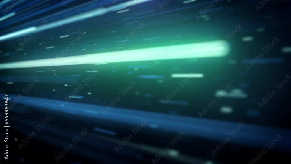 Poster big data digital business hi-tech background/ 4k animation of an abstract wallpaper big data busines