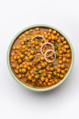 Punjabi Chana Masala or Chole Masala, is an authentic North Indian style curry made with chickpeas