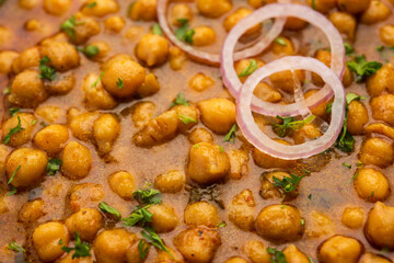 Punjabi Chana Masala or Chole Masala, is an authentic North Indian style curry made with chickpeas