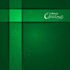 Merry Christmas vector text Calligraphic Lettering design