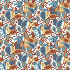 ytuł	
Repeating seamless Paisley Pattern vector abstract design, blue, beige, brown colours.	
