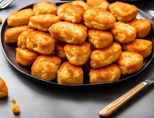 plate of boneless chicken, thigh fillet