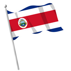 flag of  Costa Rica