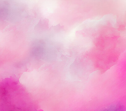 Abstract Pink Watercolor Texture Background © Visual Content