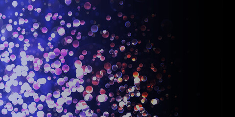 Colorful bokeh background lighting from full glitter and light.	
