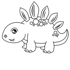 Dinosaurus coloring page 