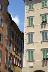 Fototapeta na wymiar Riva del Garda, historic city