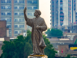 Al mutanabi statue in Baghdad