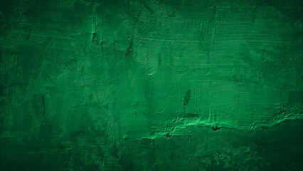 Texture green black grungy cement concrete wall abstract background