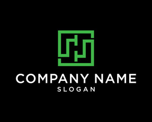 business logo design modern logo monogram initial SH 