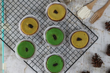 Kue Lumpur or mud cake, a traditional Indonesian cake