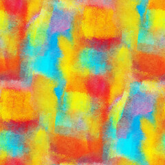Abstract seamless pattern with acrylic painting