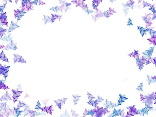 Christmas Frame Pattern Fir Tree Background