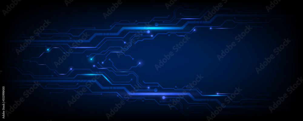 Aufkleber high-tech digital technology network circuit board concept background image