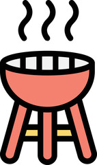 Barbecue Vector Icon Design Illustration