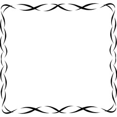 Border Frame Vector, Ligature Border