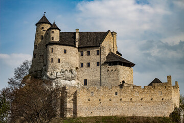 Fototapeta na wymiar medieval castle in Bobolice, Poland