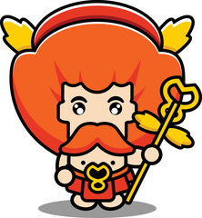 hermes mercury cute tiny messenger of greek gods