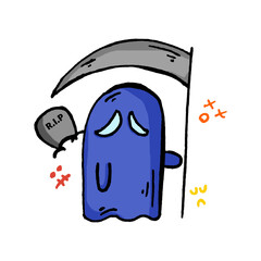 Cartoon Angel of Death Clipart