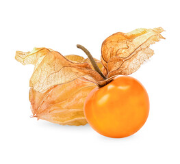 Cape gooseberry, physalis isolated on transparent background (.PNG)